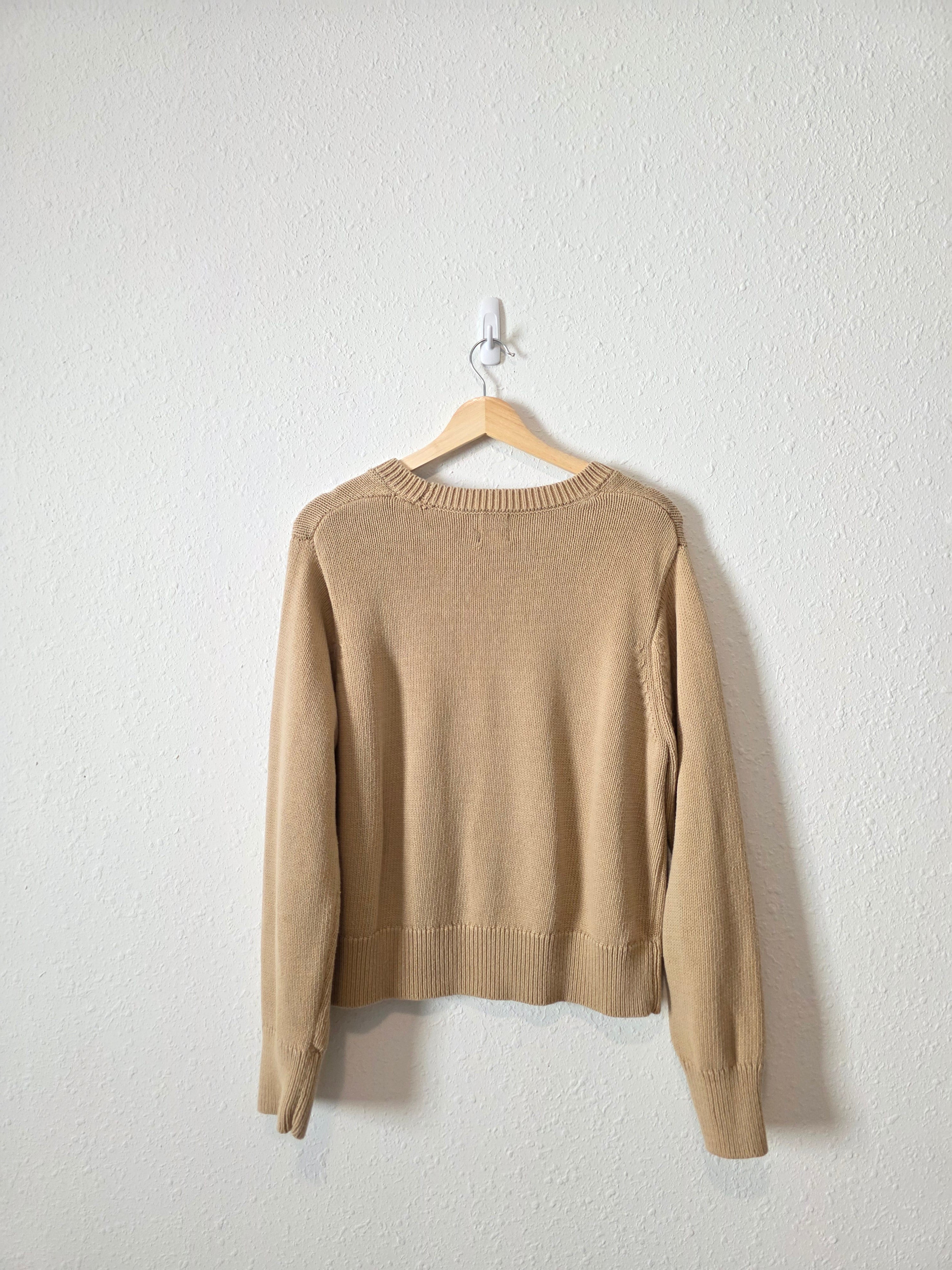 Gap Neutral Cotton Sweater (L)