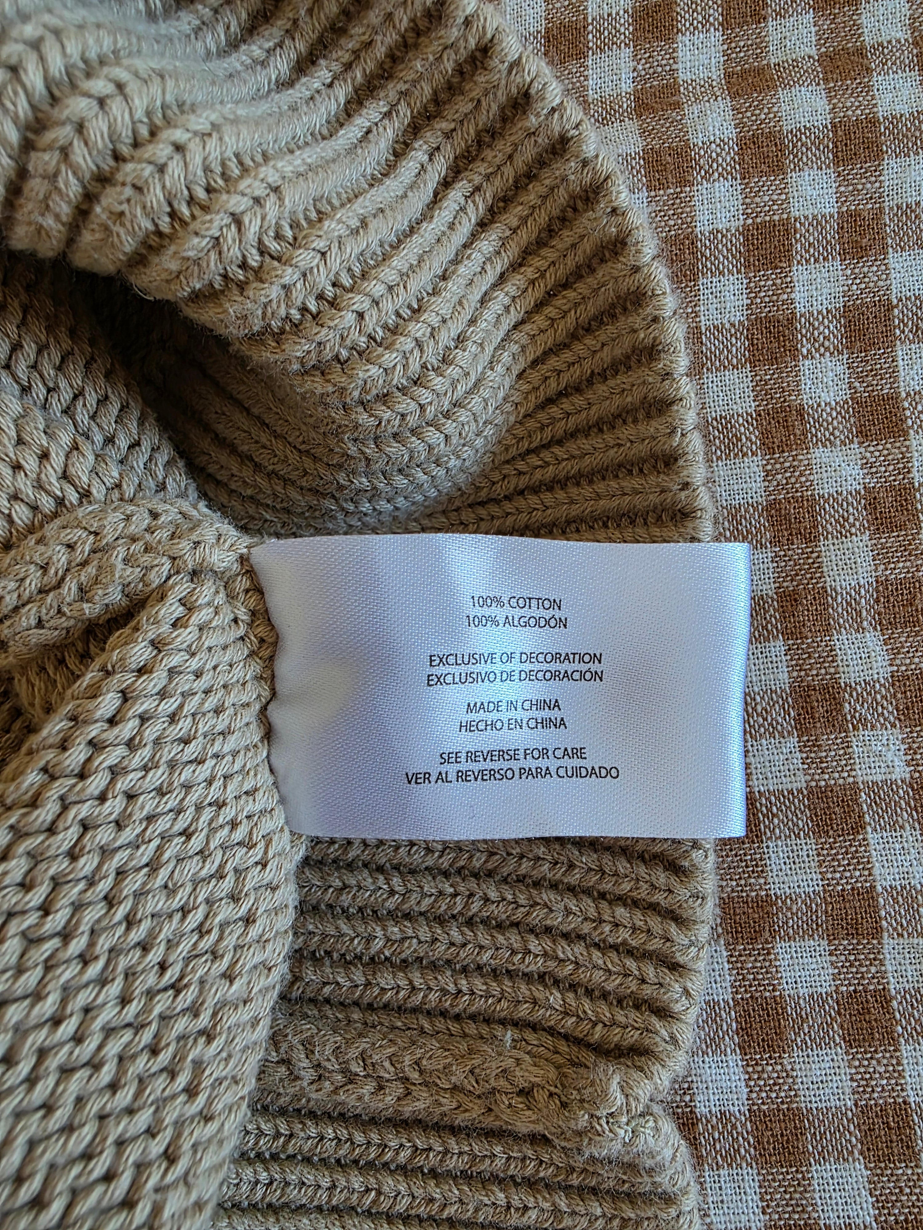 Gap Neutral Cotton Sweater (L)