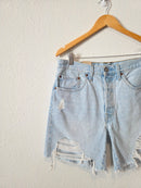NEW Levi's Light Wash Denim Shorts (30)
