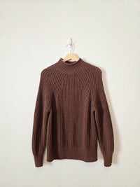 J.Crew Chocolate Brown Rollneck Sweater (XS)