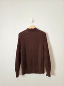 J.Crew Chocolate Brown Rollneck Sweater (XS)
