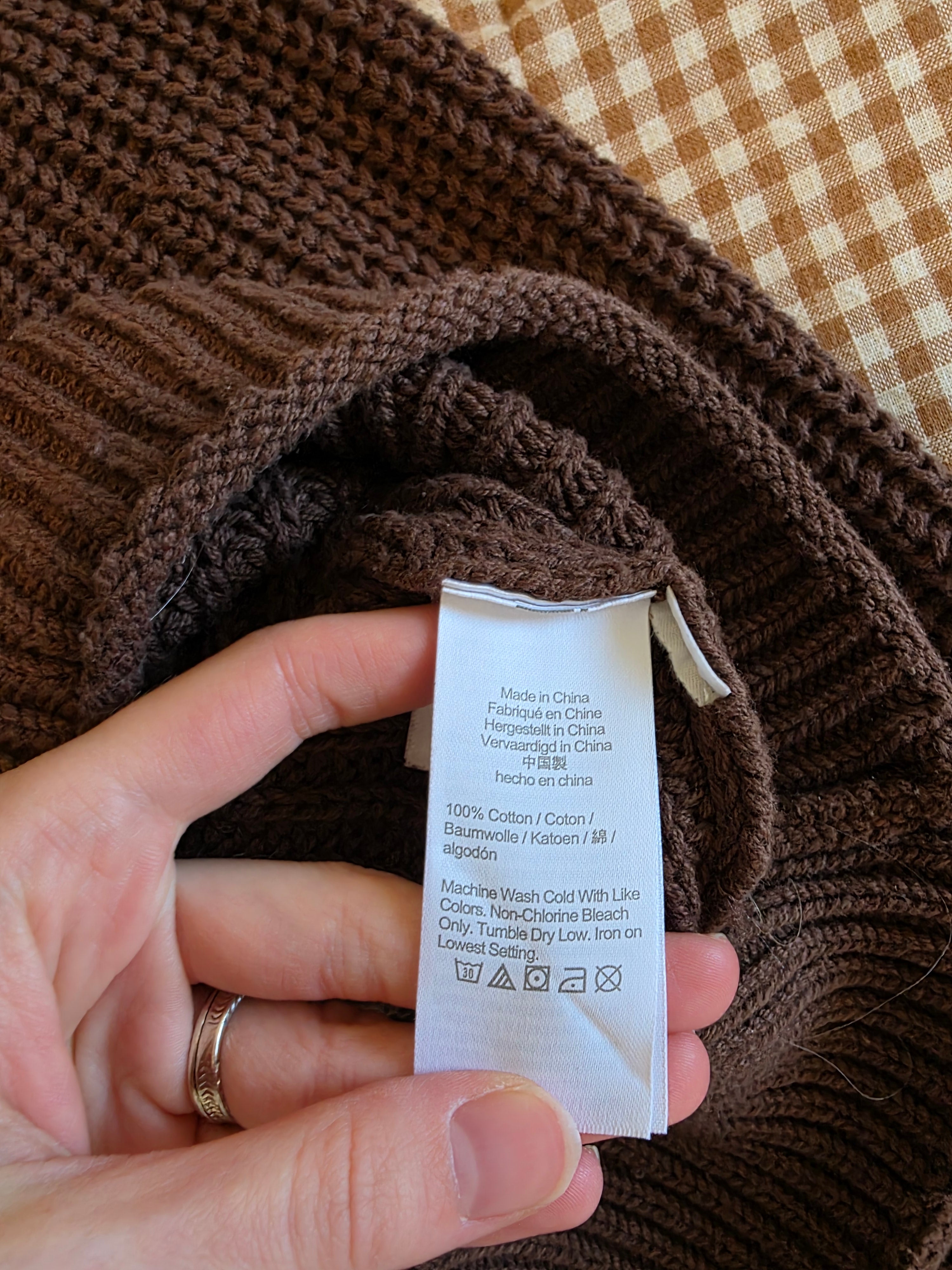 J.Crew Chocolate Brown Rollneck Sweater (XS)