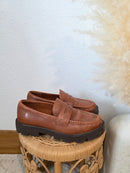 Aldo Brown Leather Loafers (8)