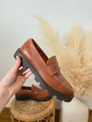 Aldo Brown Leather Loafers (8)
