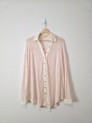 Listicle Oversized Button Up (XL)