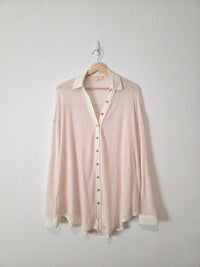 Listicle Oversized Button Up (XL)