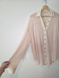 Listicle Oversized Button Up (XL)