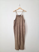Brown Straight Jumpsuit Overalls (M)