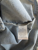 Savanna Jane Denim Button Up Top (1X)