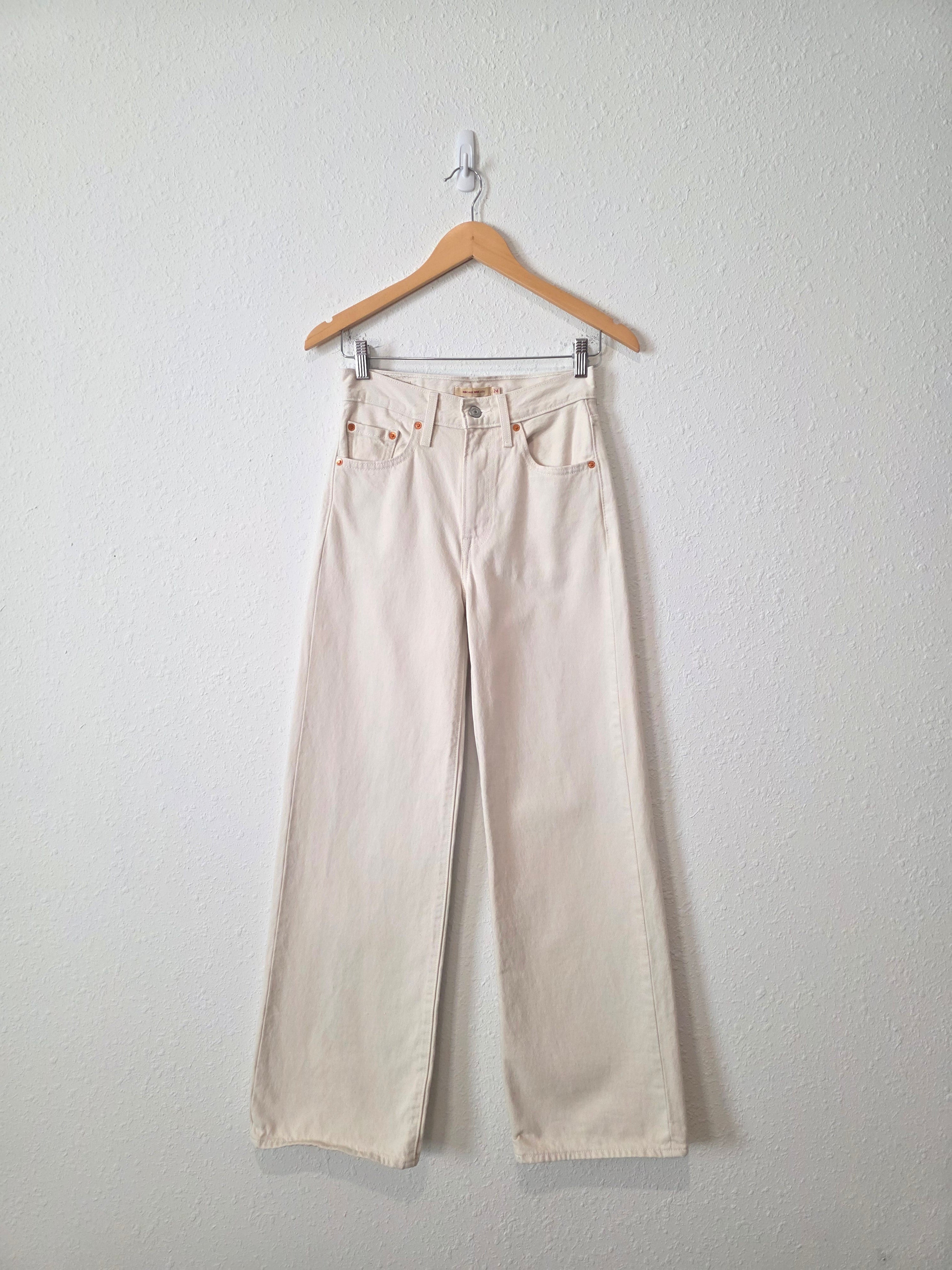Levi's Ribcage Wide Leg Jeans (24)