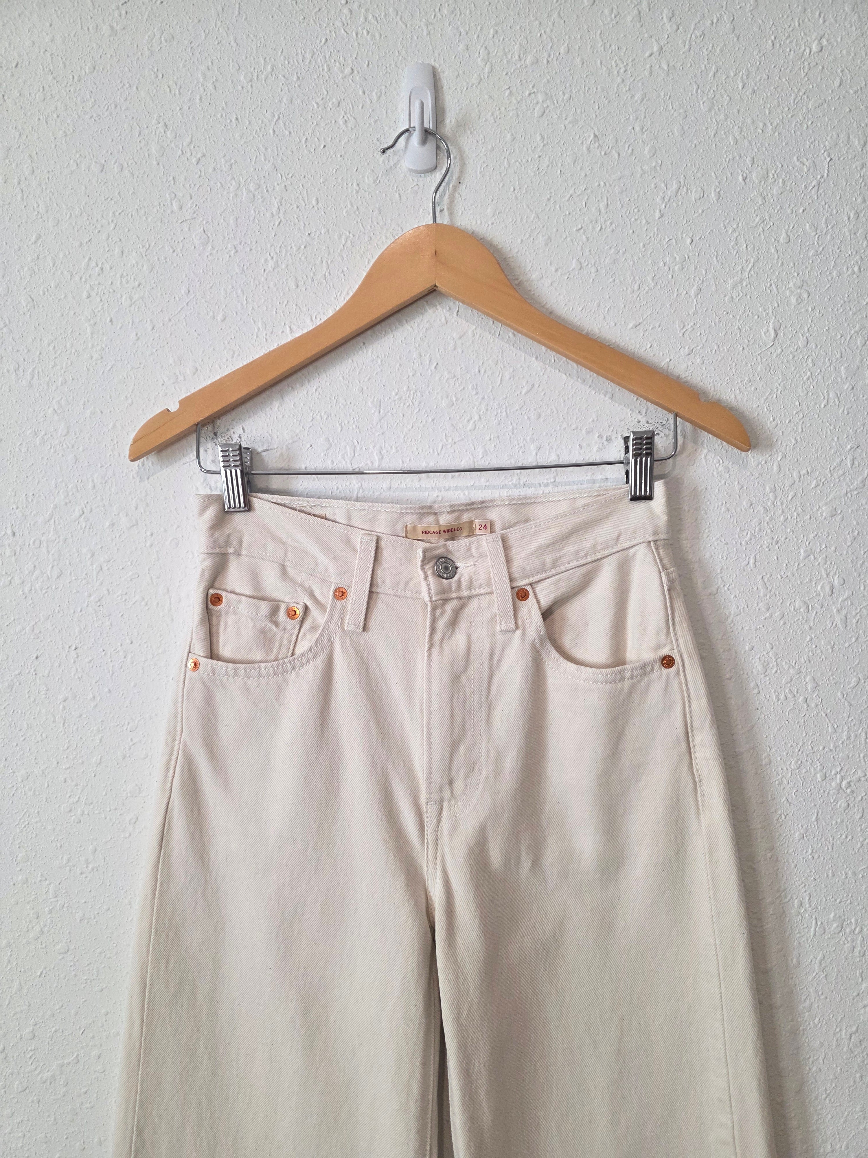 Levi's Ribcage Wide Leg Jeans (24)