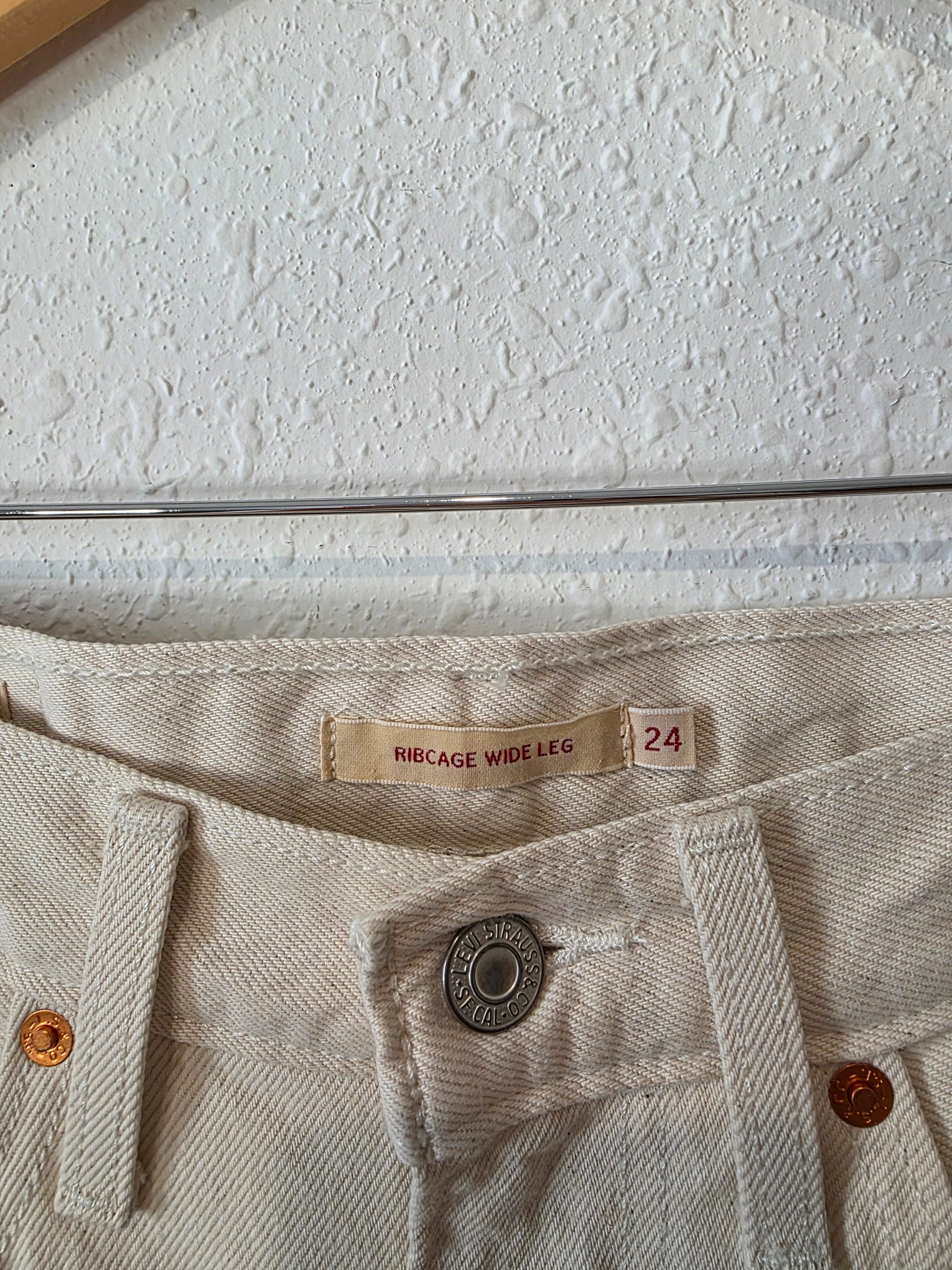 Levi's Ribcage Wide Leg Jeans (24)
