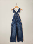 Wide Leg Denim Overalls (2)