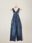 Wide Leg Denim Overalls (2)