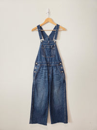 Wide Leg Denim Overalls (2)