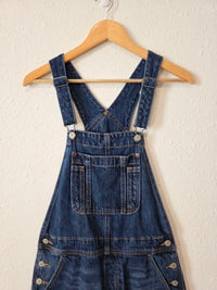 Wide Leg Denim Overalls (2)