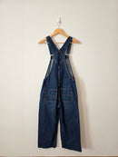 Wide Leg Denim Overalls (2)