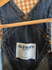 Wide Leg Denim Overalls (2)