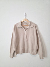 Negative Waffle Henley Pullover (M)