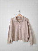 Negative Waffle Henley Pullover (M)
