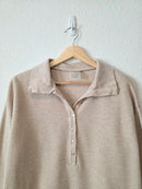 Negative Waffle Henley Pullover (M)