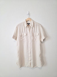 J.Crew Linen Mini Shirtdress (SP)