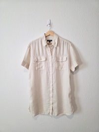 J.Crew Linen Mini Shirtdress (SP)