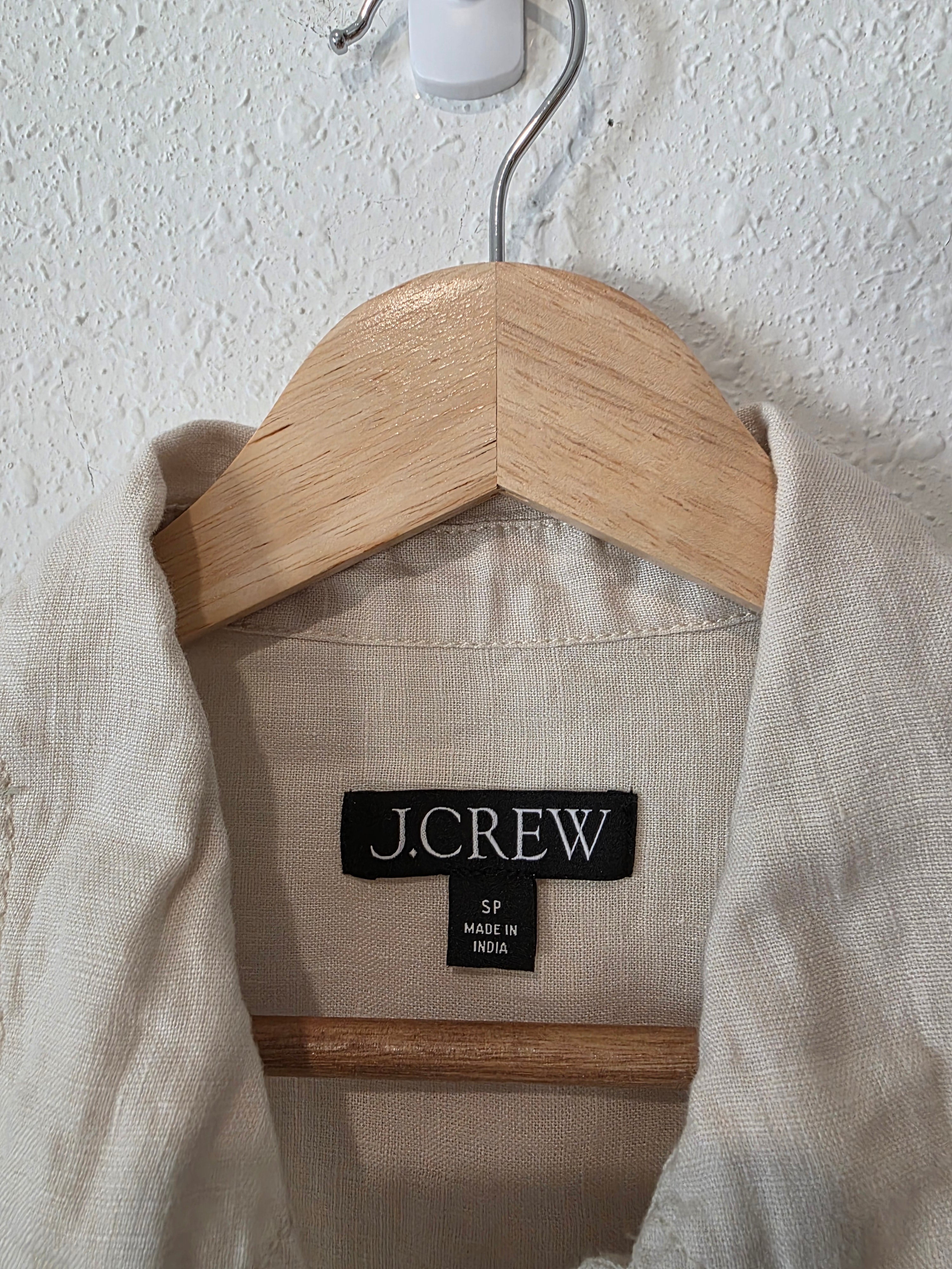 J.Crew Linen Mini Shirtdress (SP)