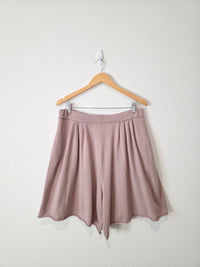 Free People Mauve Knit Shorts (XL)