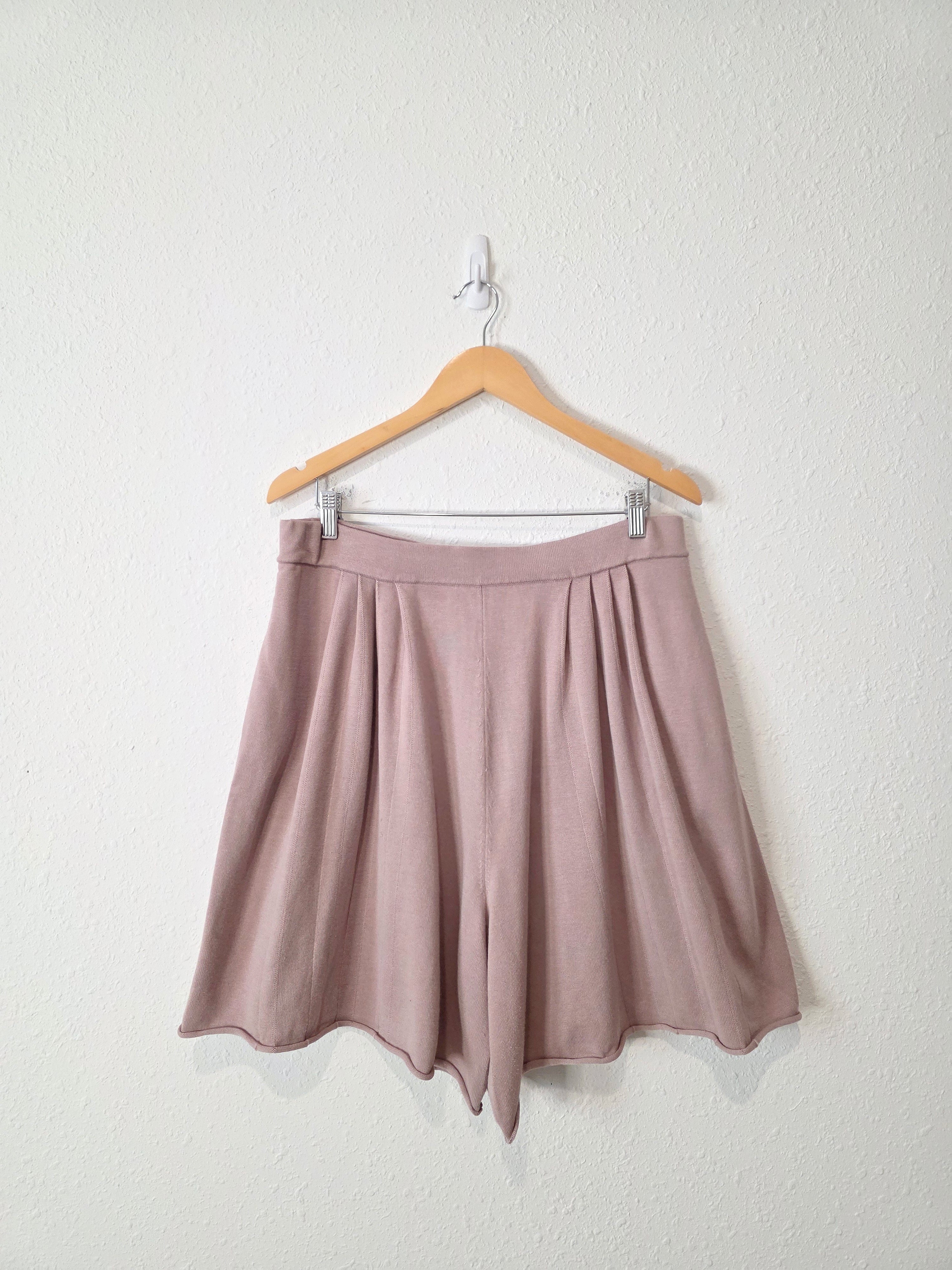 Free People Mauve Knit Shorts (XL)
