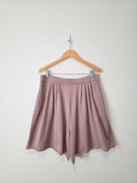 Free People Mauve Knit Shorts (XL)
