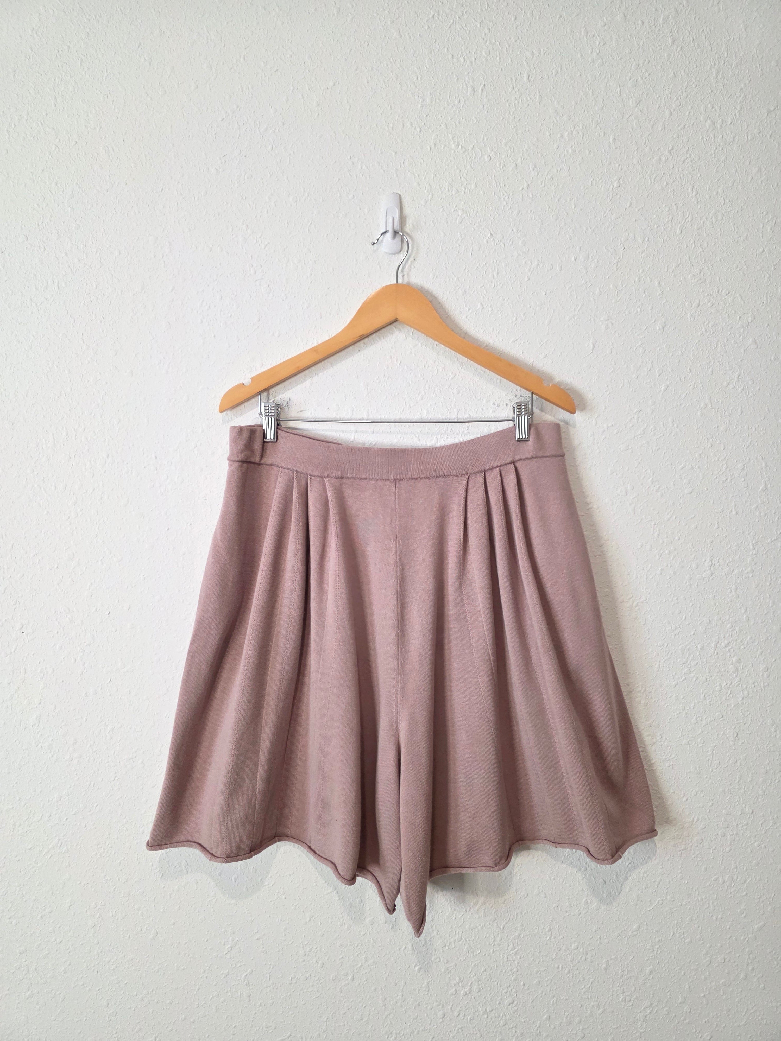 Free People Mauve Knit Shorts (XL)
