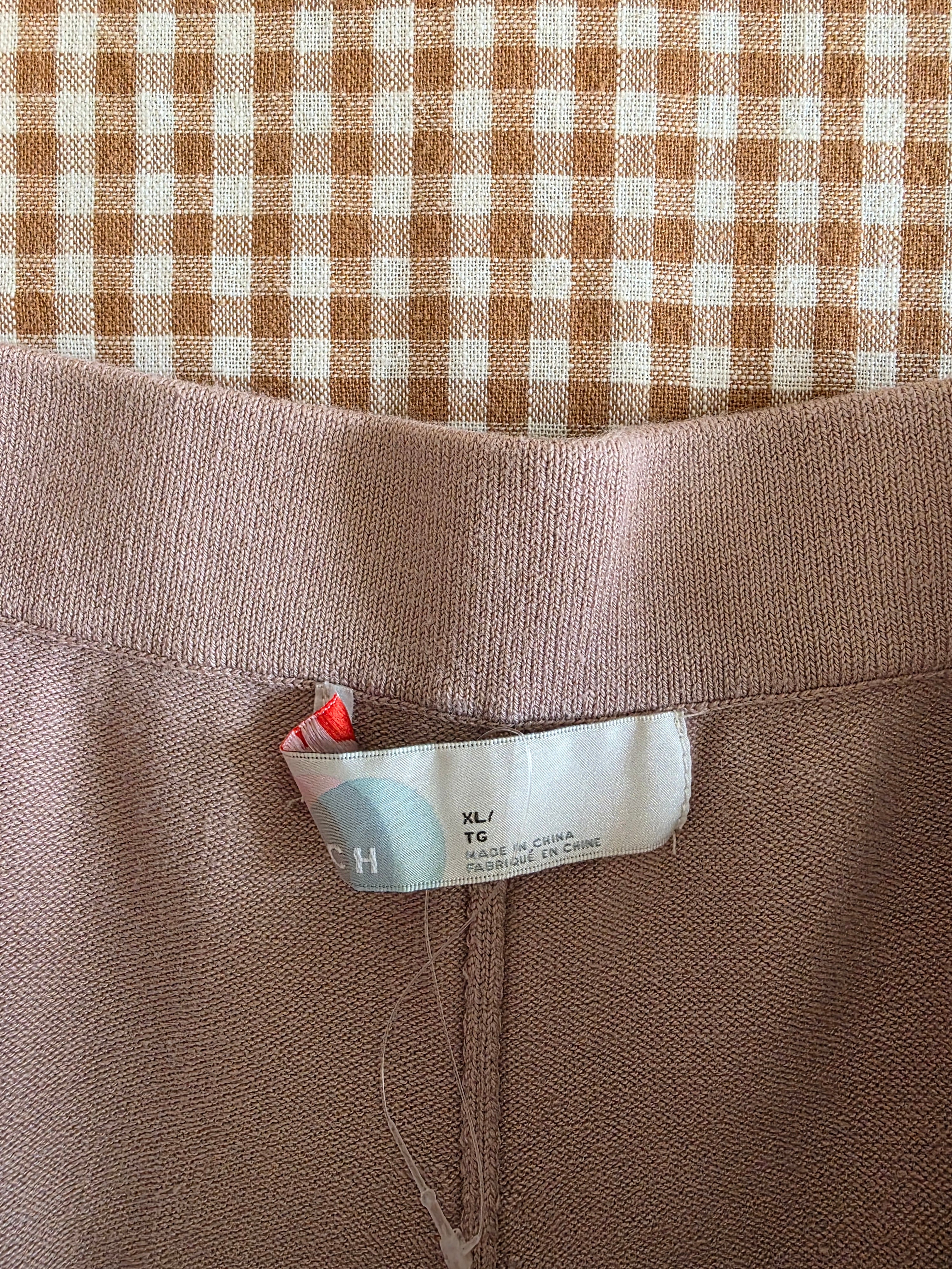 Free People Mauve Knit Shorts (XL)