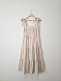 By The River Cotton Striped Dress (S)