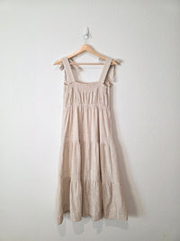 By The River Cotton Striped Dress (S)