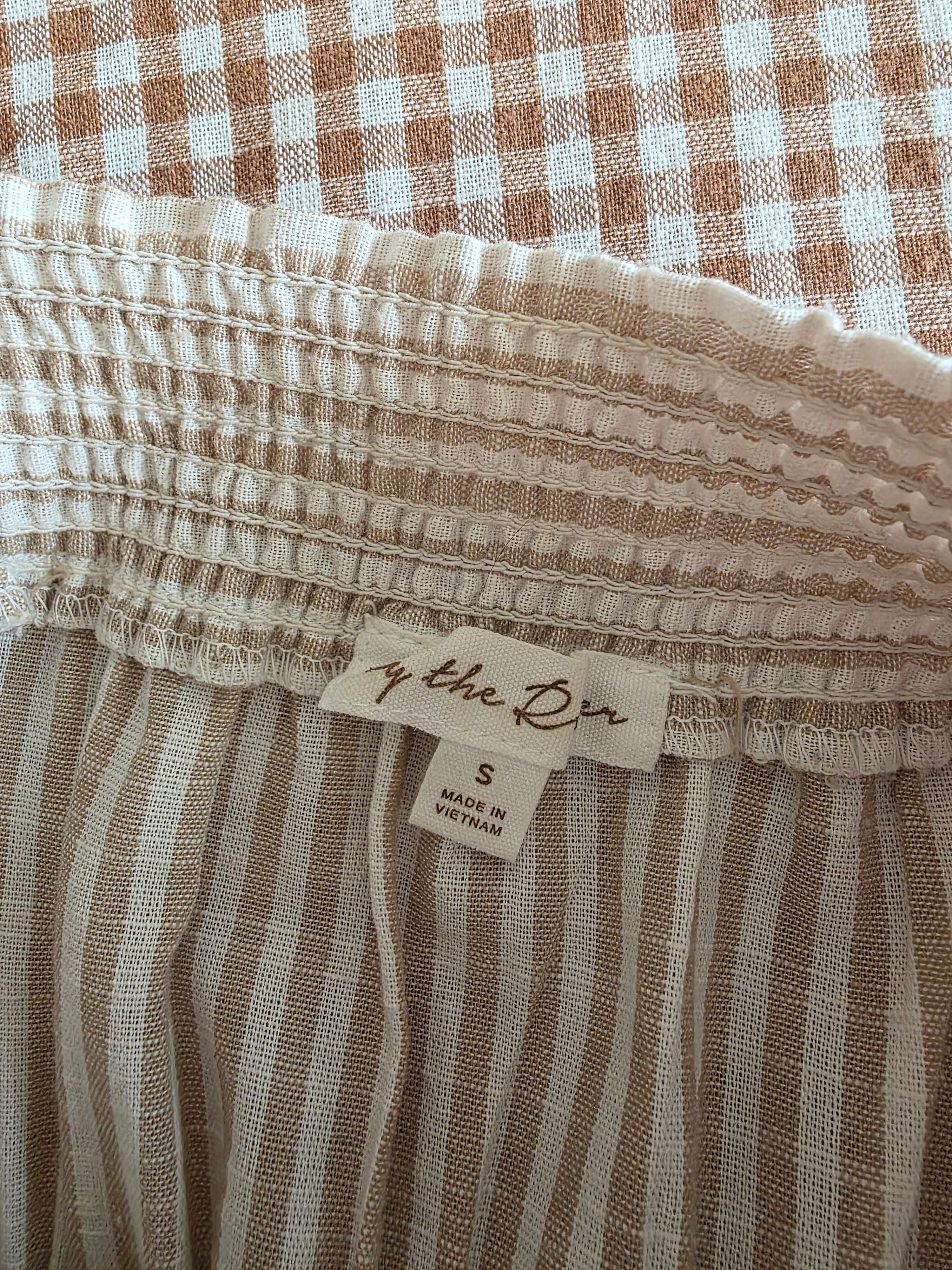 By The River Cotton Striped Dress (S)