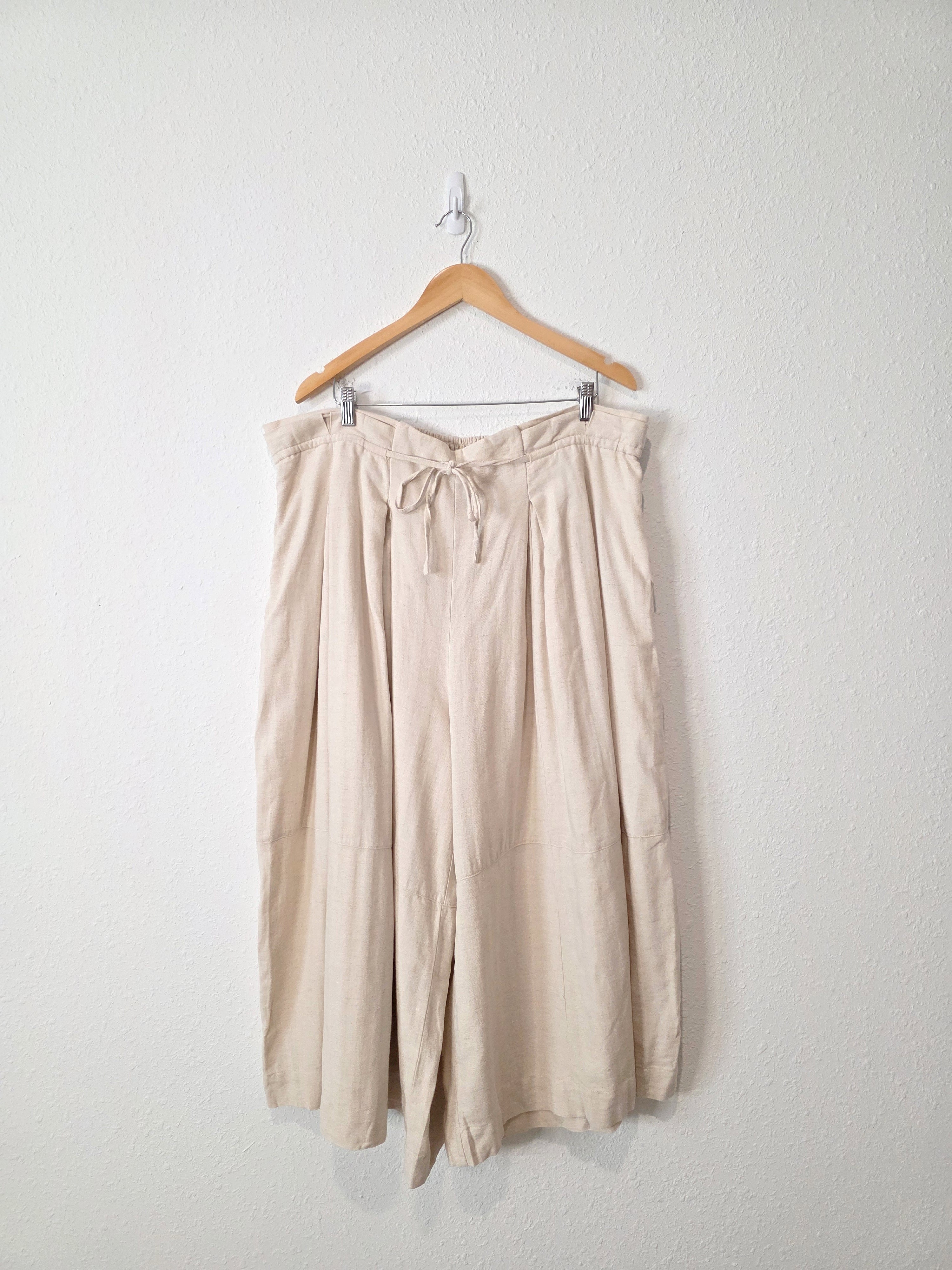 Oli & Hali Flowy Wide Leg Pants (XL)