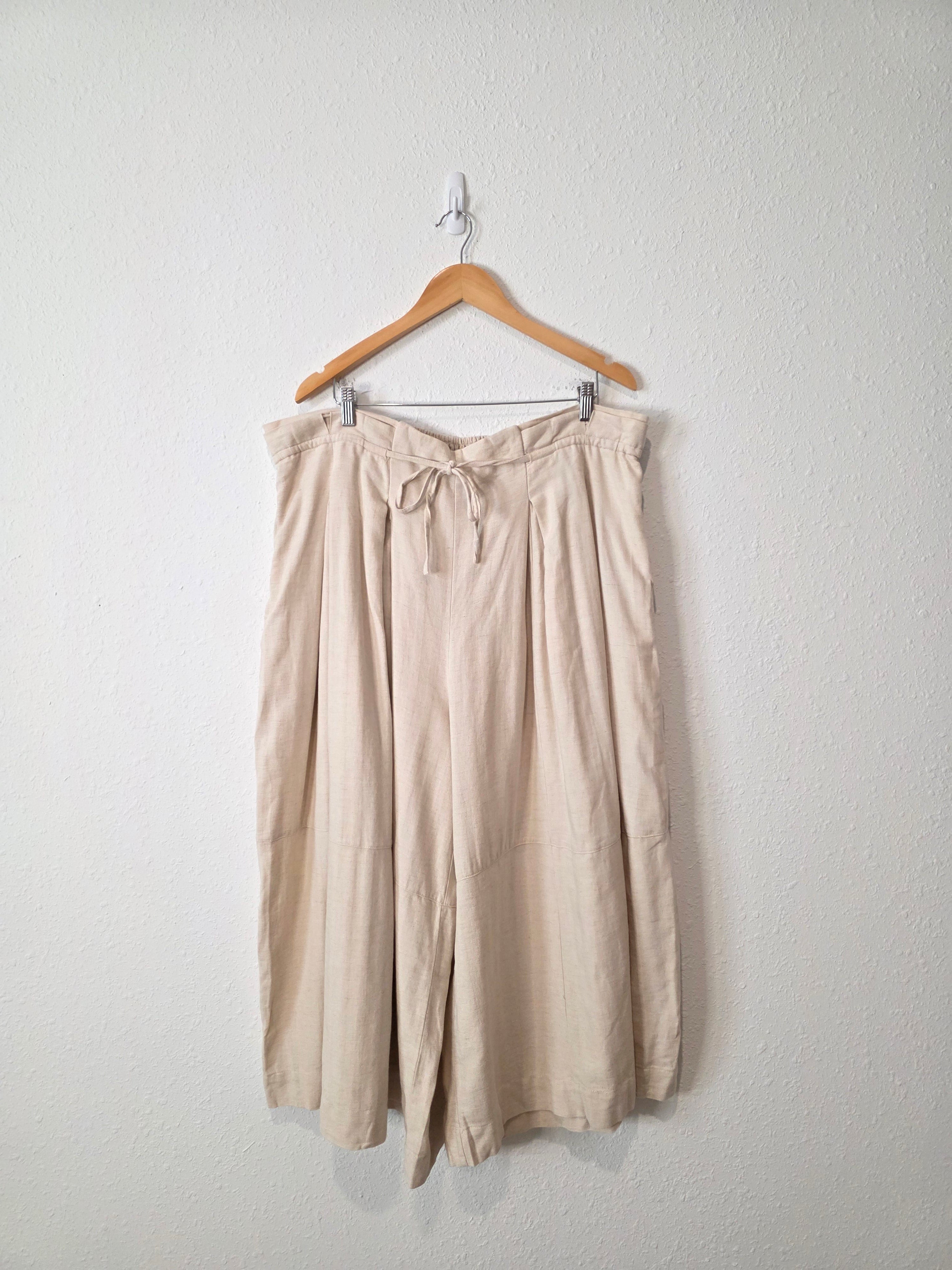 Oli & Hali Flowy Wide Leg Pants (XL)