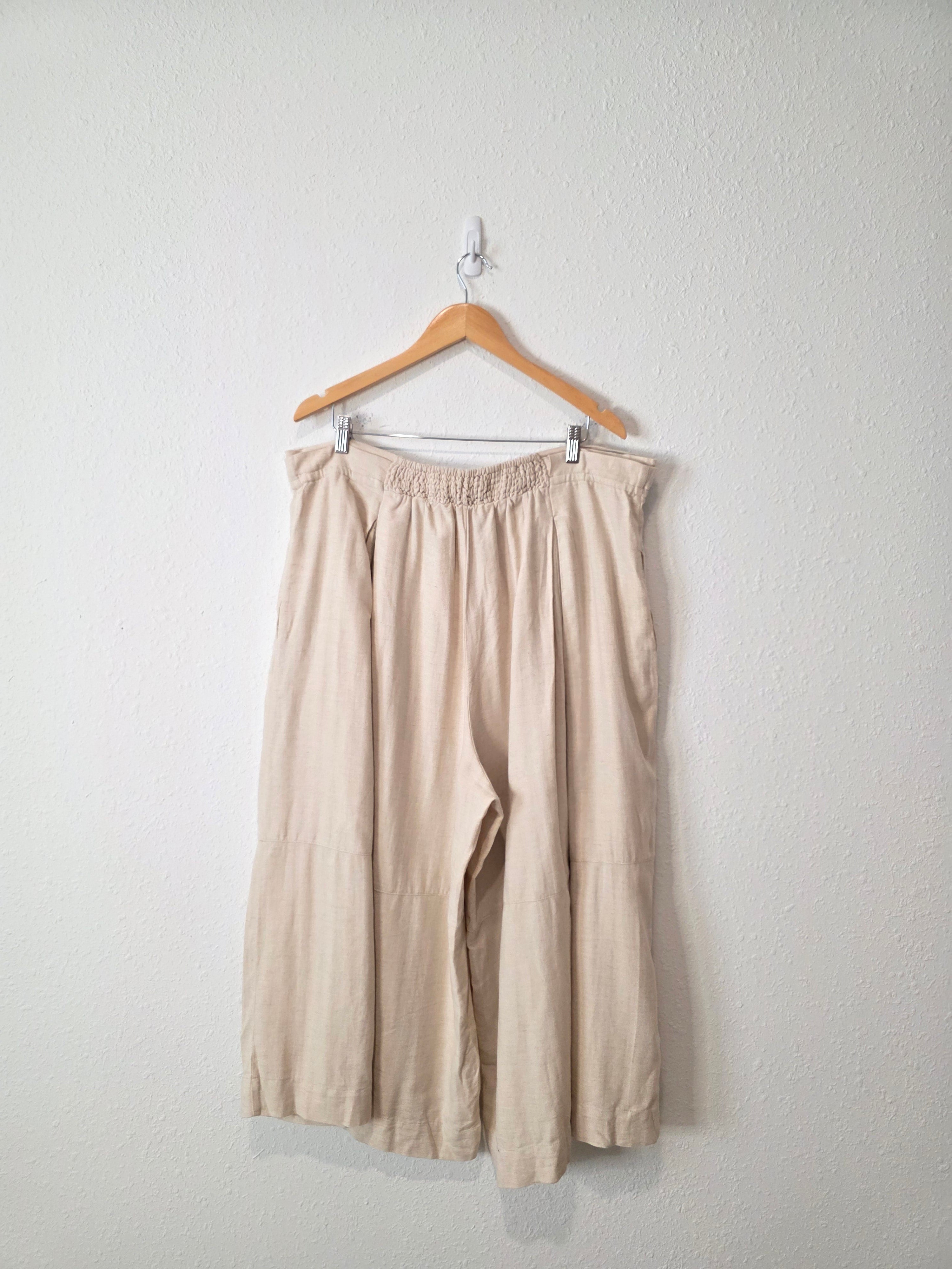 Oli & Hali Flowy Wide Leg Pants (XL)