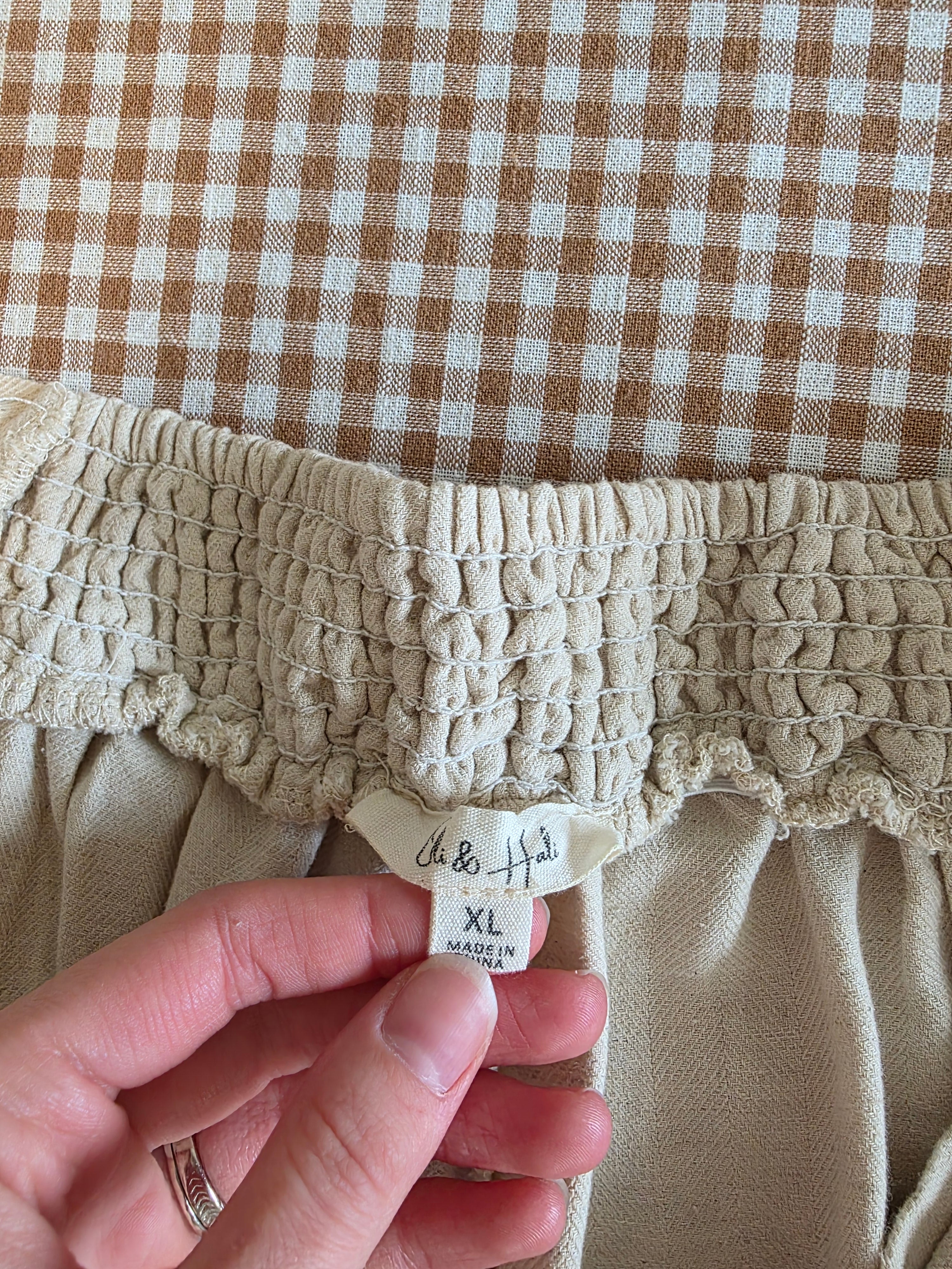 Oli & Hali Flowy Wide Leg Pants (XL)