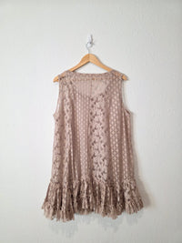 Oli & Hali Floral Lace Tunic (XL)