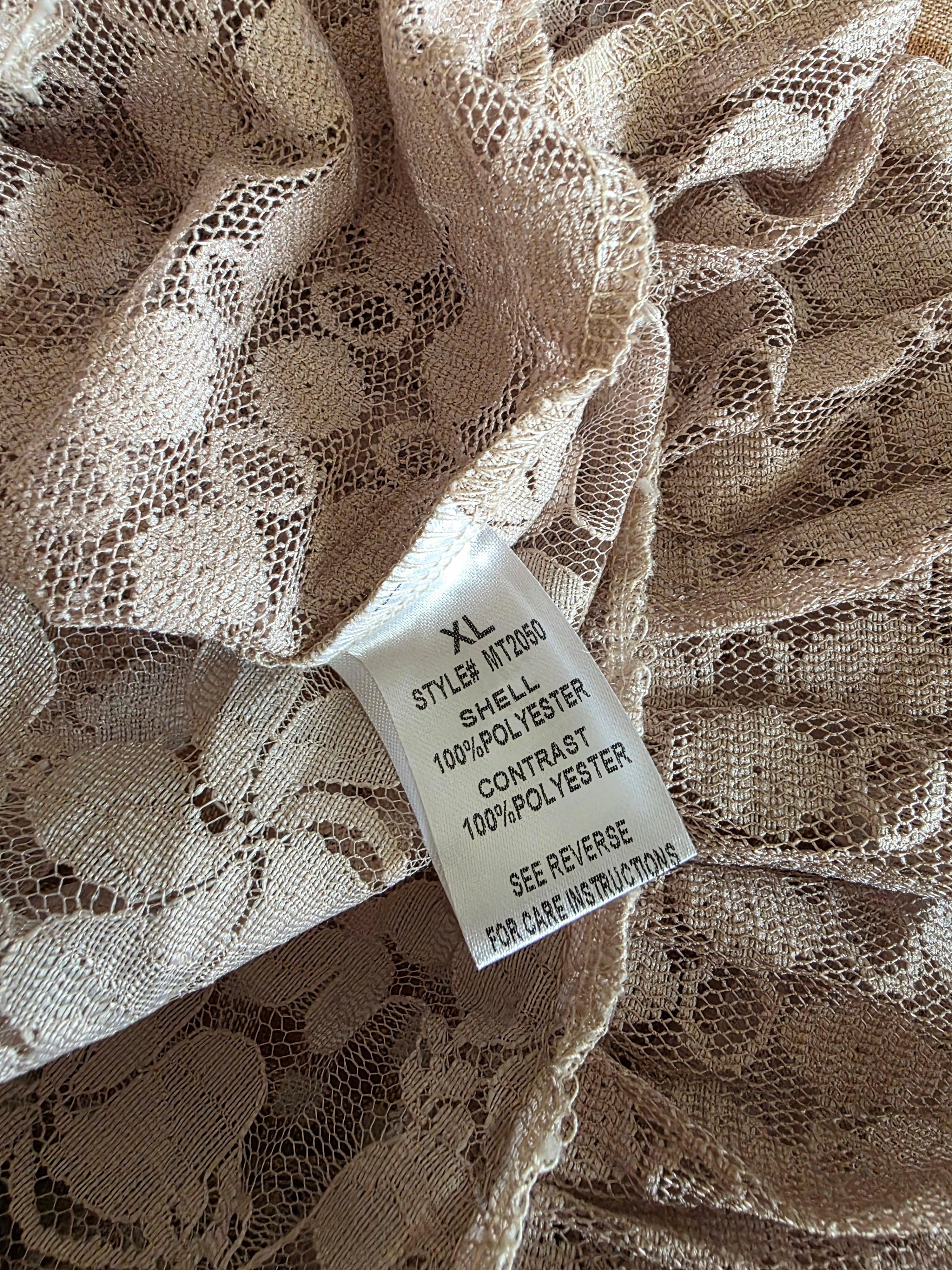 Oli & Hali Floral Lace Tunic (XL)