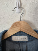 Zara Relaxed Denim Button Up (S)
