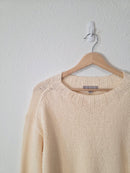 J.Crew Cream Textured Sweater (M)