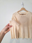 J.Crew Cream Textured Sweater (M)