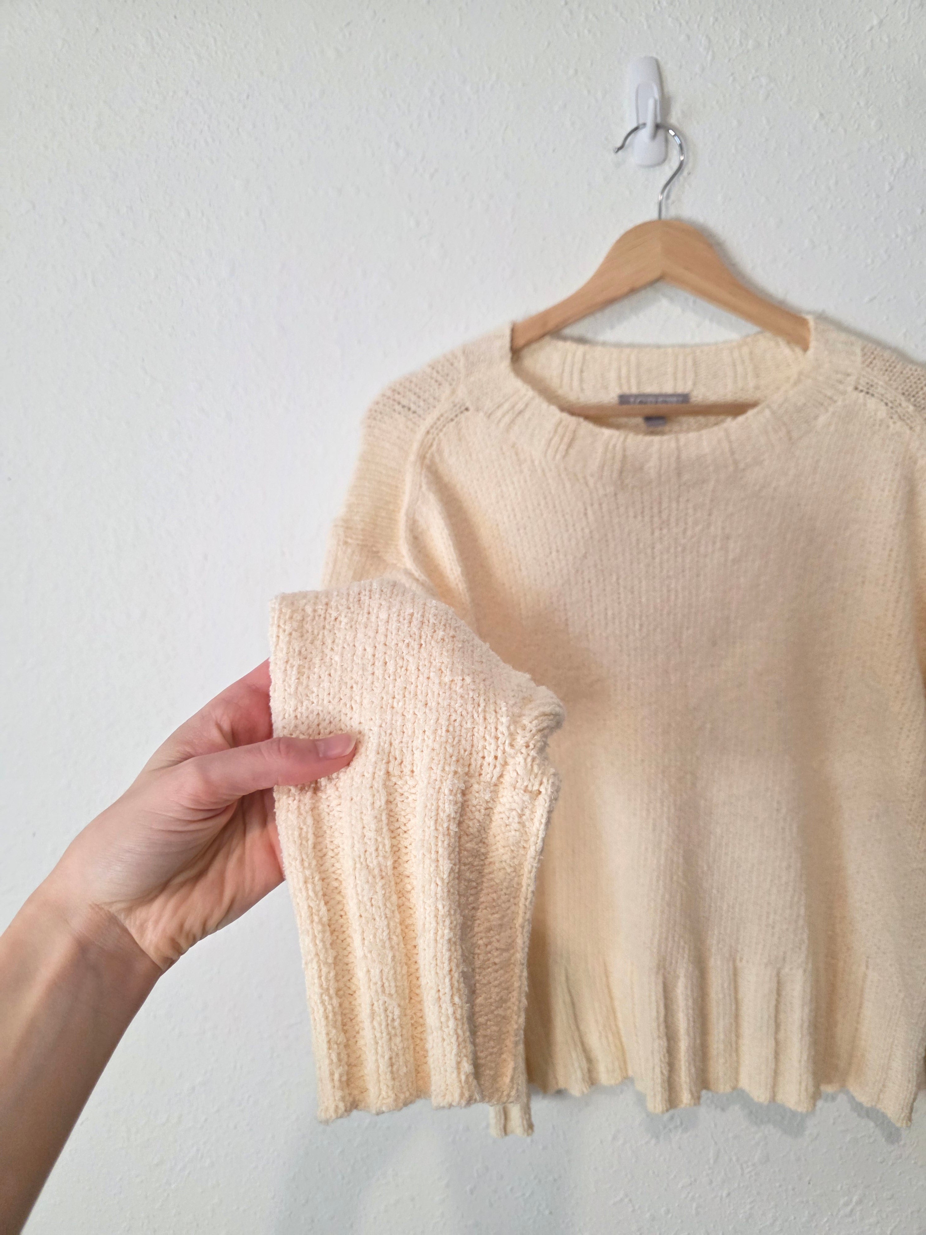 J.Crew Cream Textured Sweater (M)