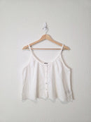 NEW Gap Eyelet Cotton Tank (S)