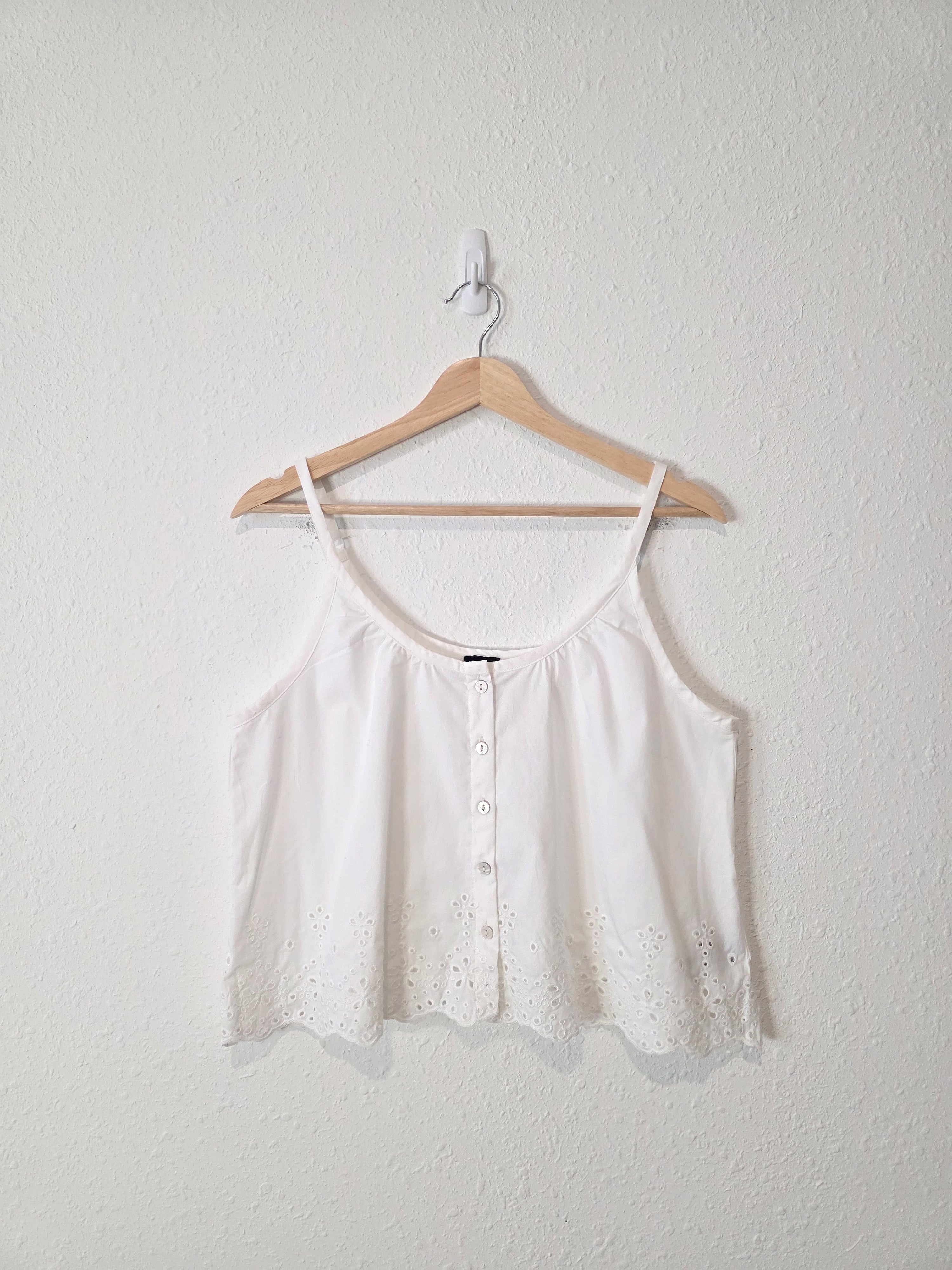 NEW Gap Eyelet Cotton Tank (S)