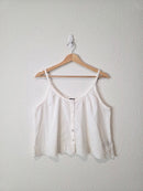 NEW Gap Eyelet Cotton Tank (S)