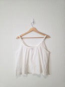 NEW Gap Eyelet Cotton Tank (S)